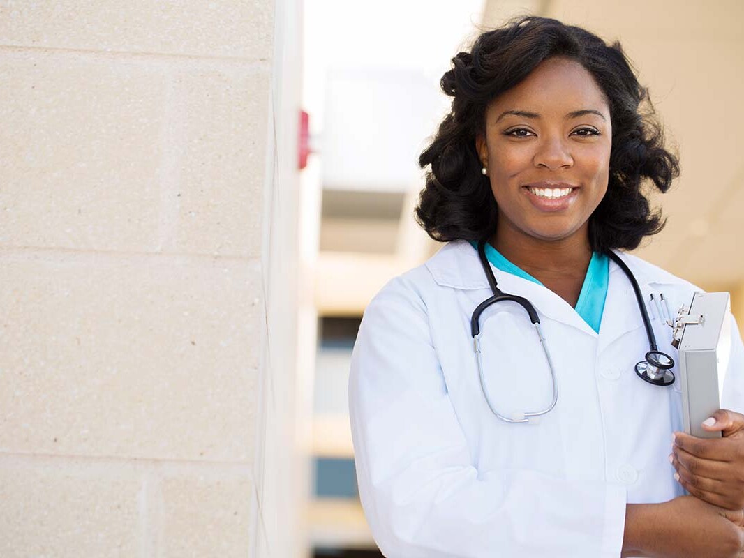 African American woman doctor
