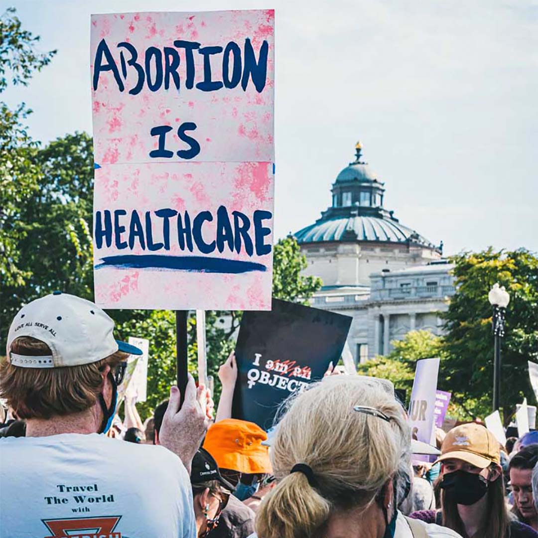 Abortion Is Healthcare sign - What abortion funds are