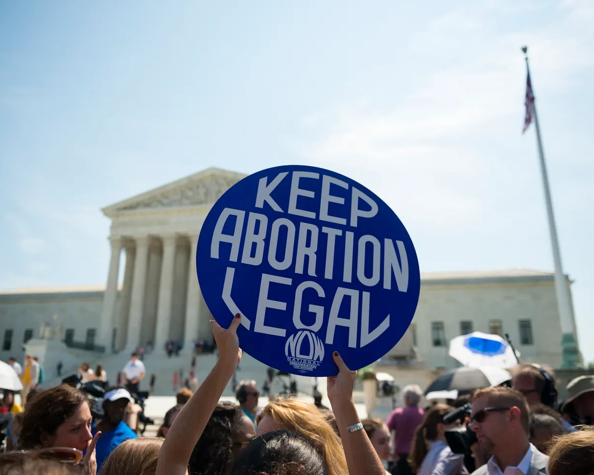 Keep Abortion Legal sign at rally