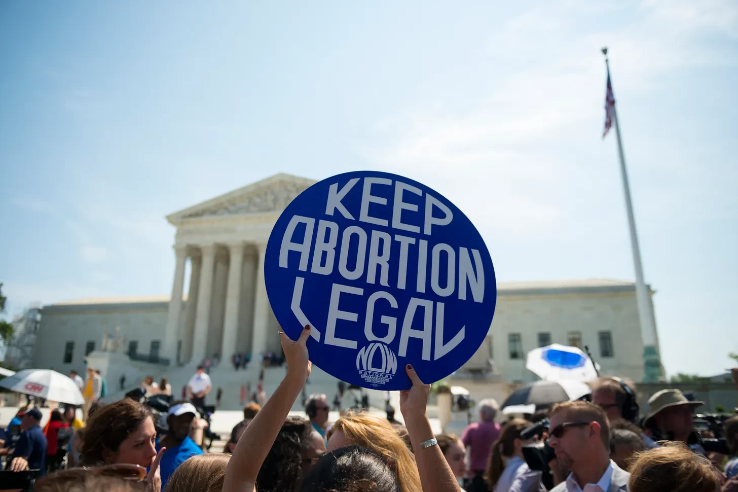 Keep Abortion Legal sign at rally