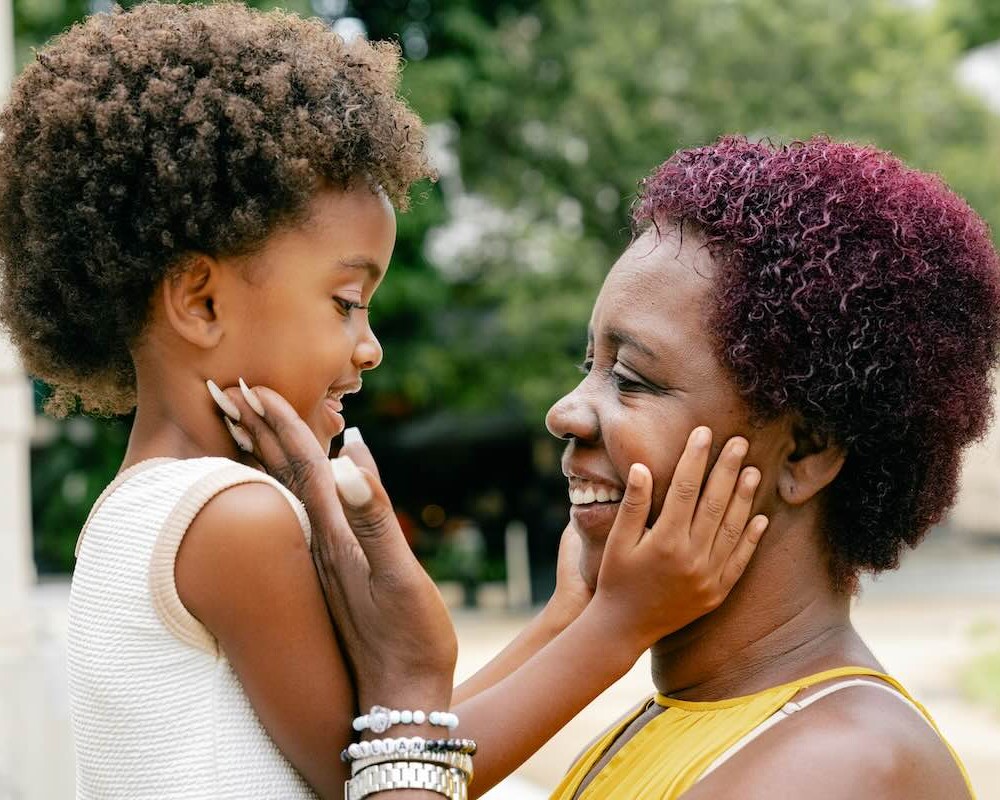 A mother with her child